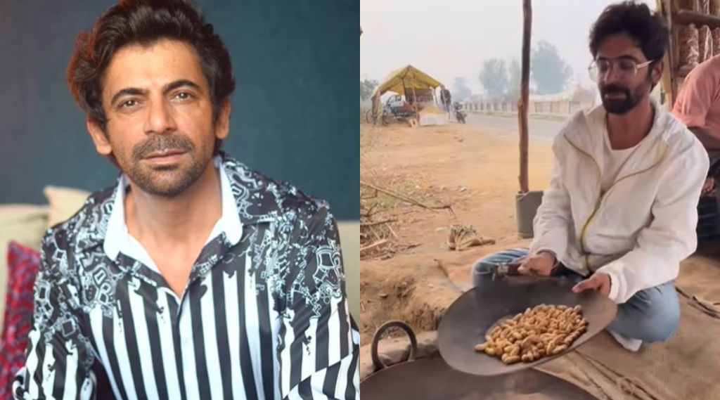 Comedian Sunil Grover is selling dry fruits on the roadside!